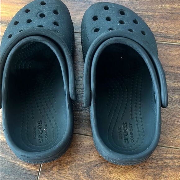 Crocs Kids Black Clogs - Picture 3 of 5